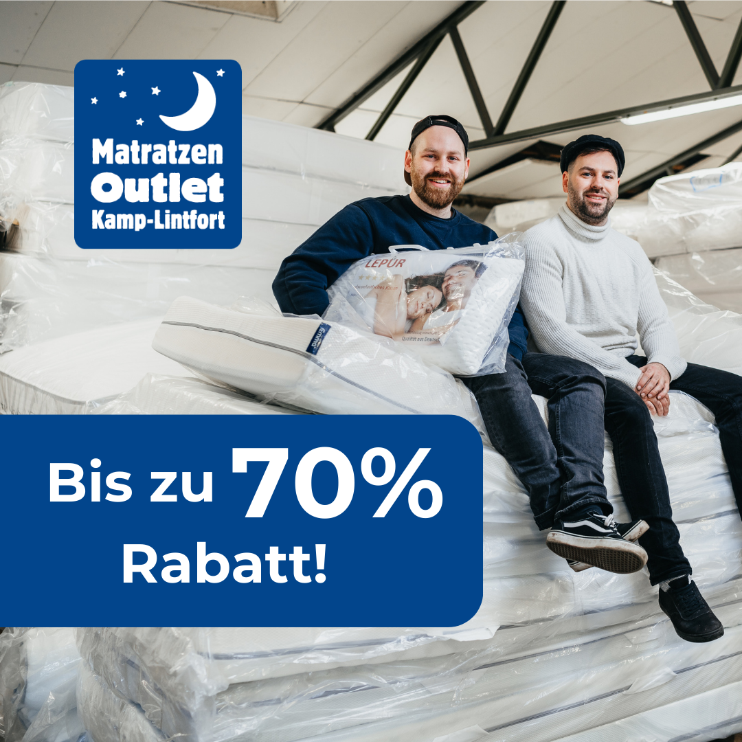 Matratzen Outlet Kamp-Lintfort Facebook ad: Chatte mit uns!