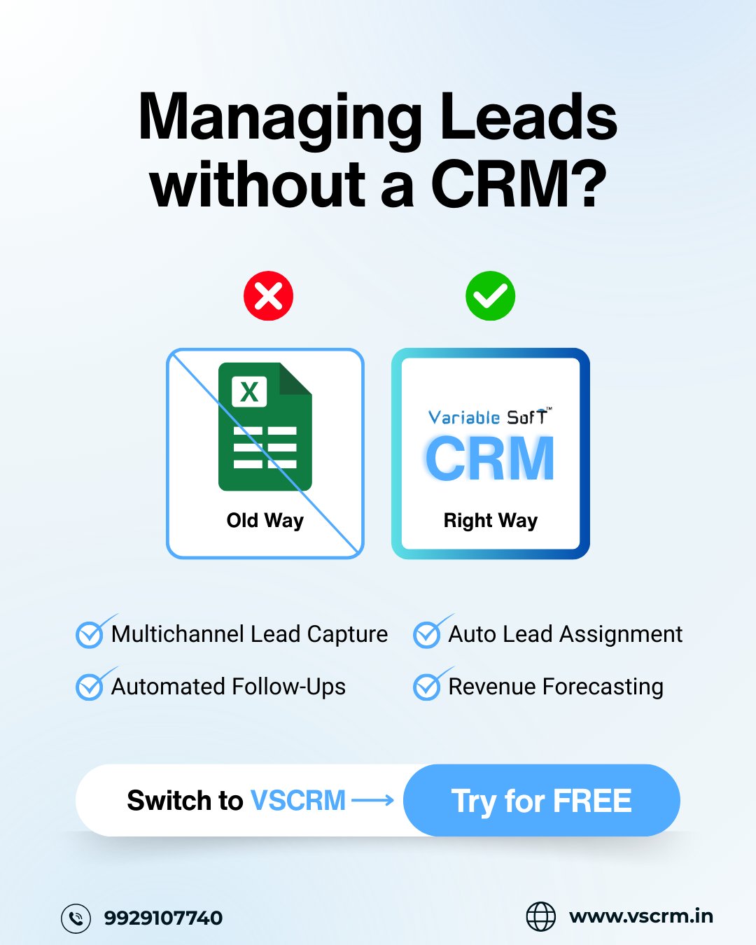 Variable Soft Facebook ad: Most businesses don’t lose sales because of marketing.