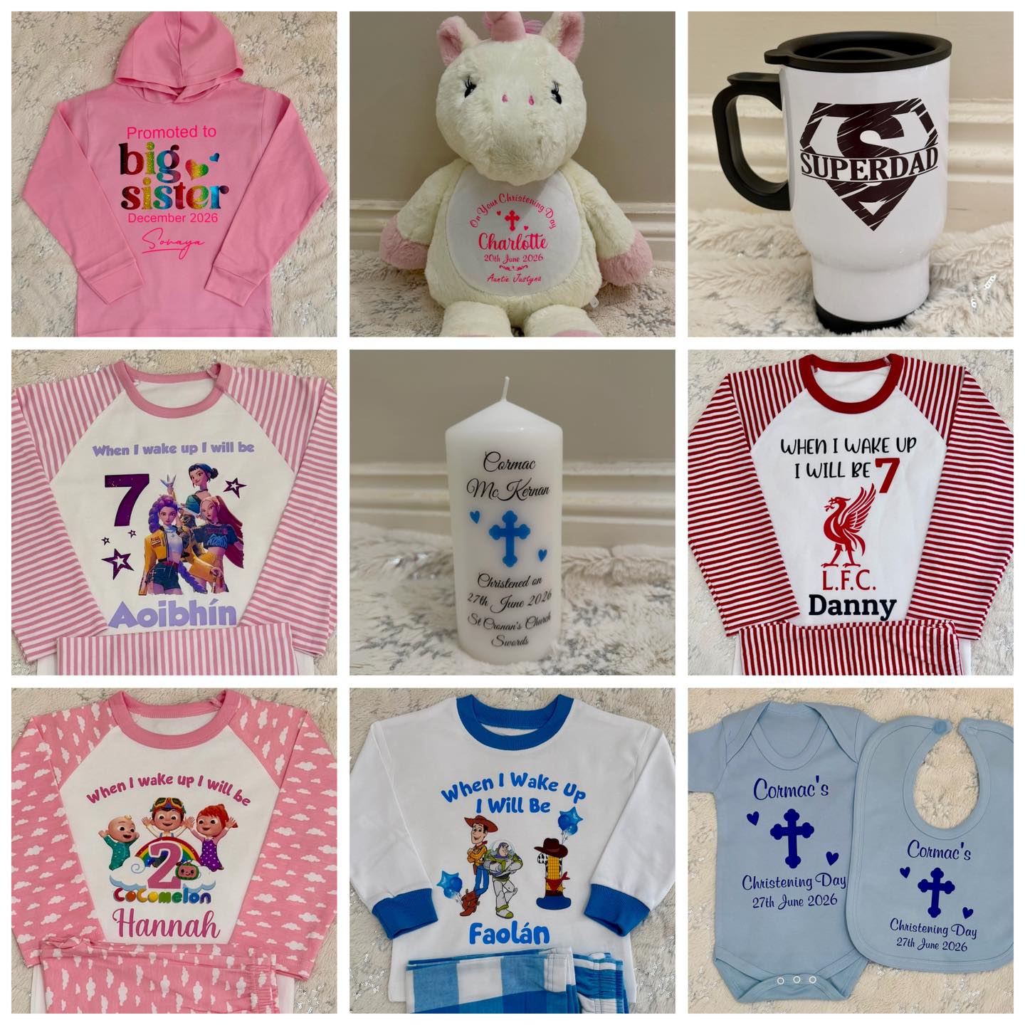 Carina's Baby Gifts Facebook ad: Carina's Novelty Gifts