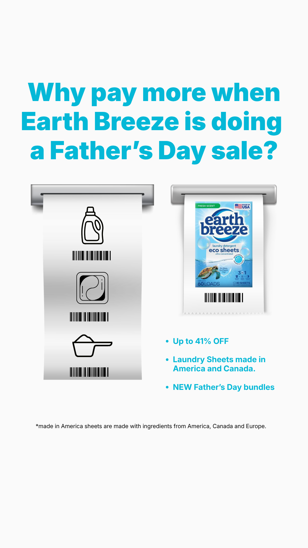 Earth Breeze Facebook ad