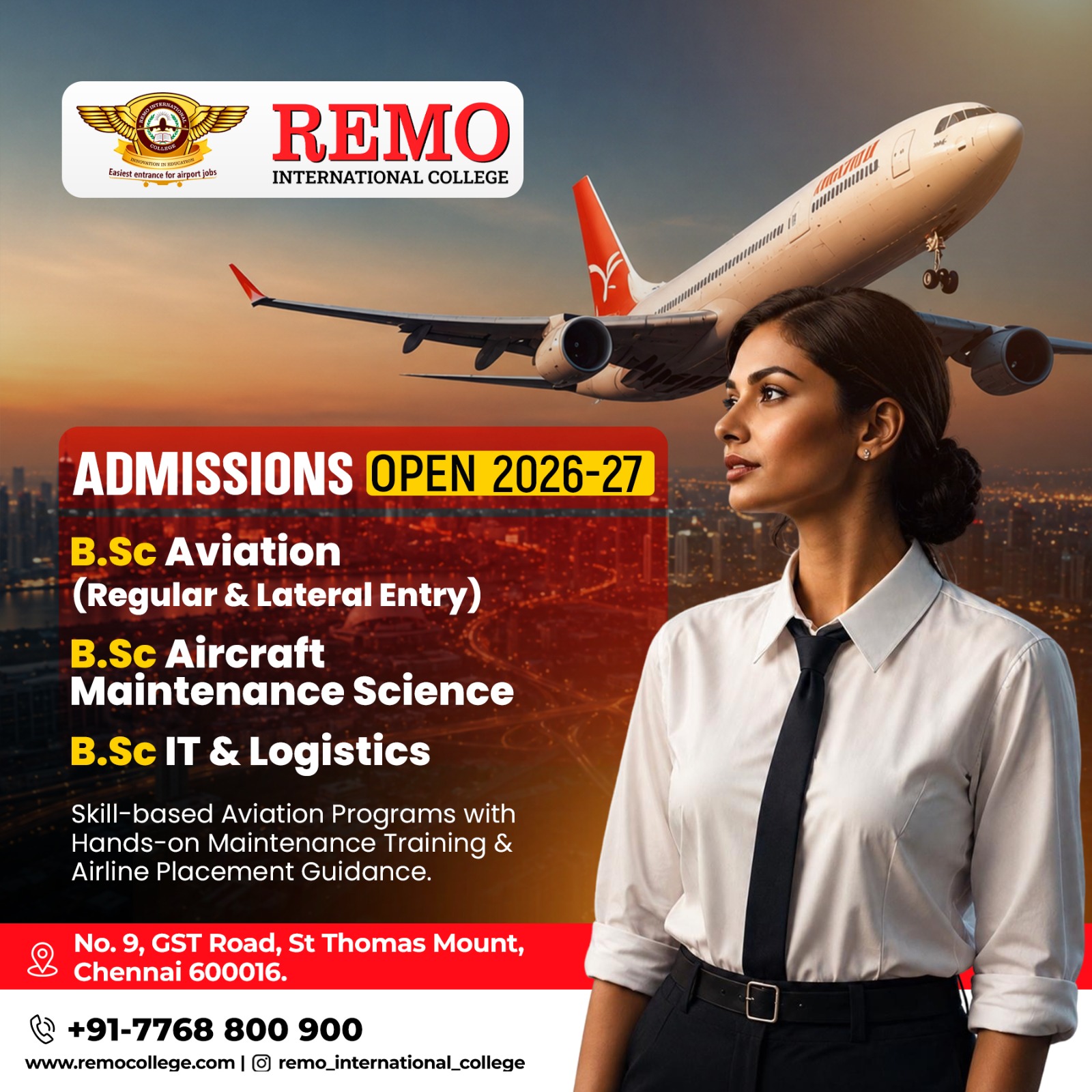 Remo International College Facebook ad