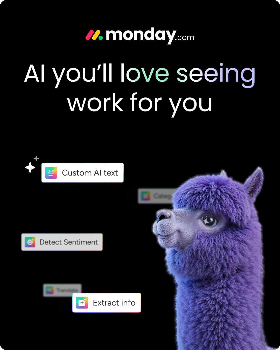 monday.com Facebook ad