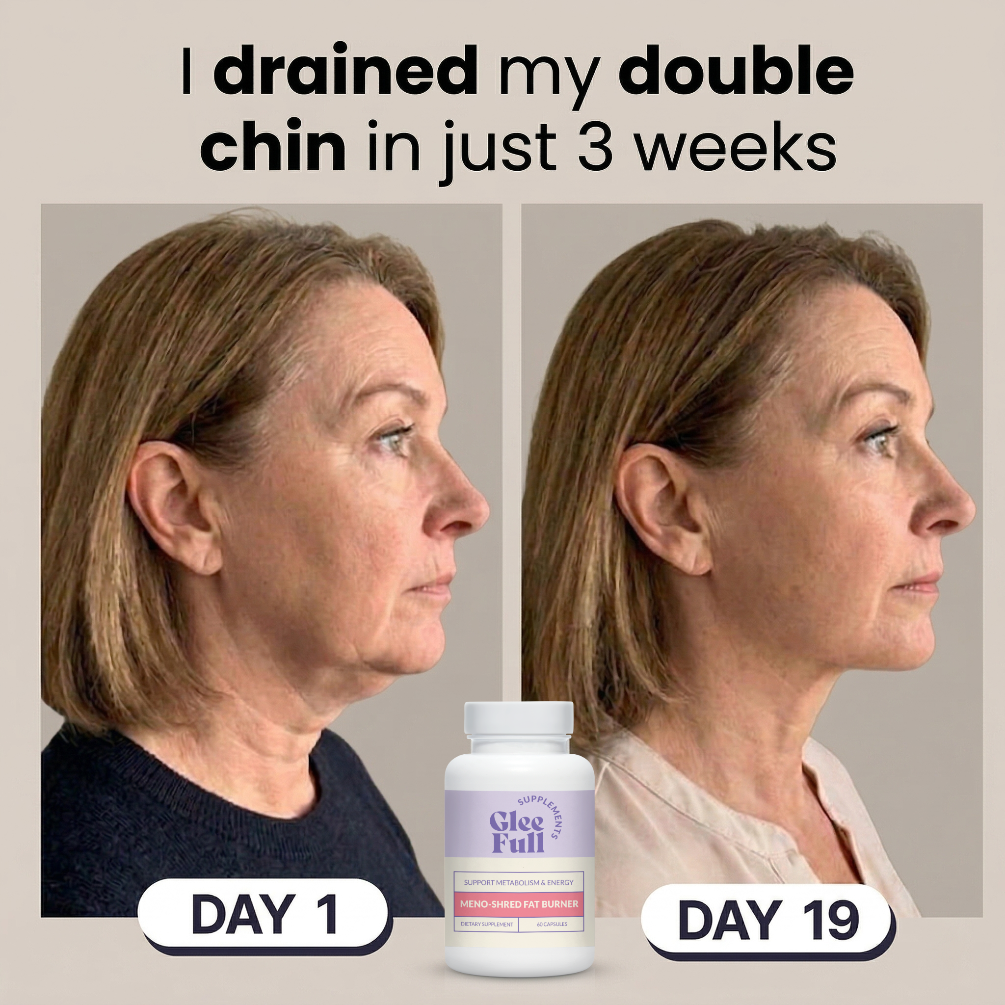 GleeFull Facebook ad