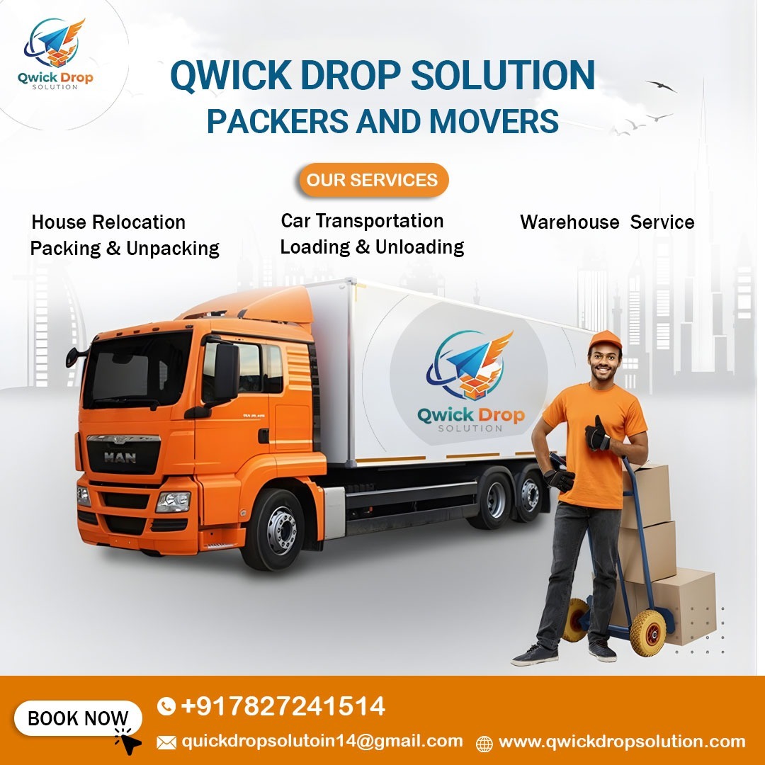 Qwick Drop Facebook ad: Contact Us Today for Quick & Easy Moving!