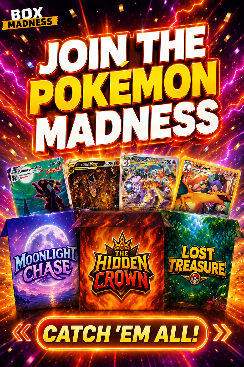 Playboxmadness Facebook ad: Get 3 FREE boxes