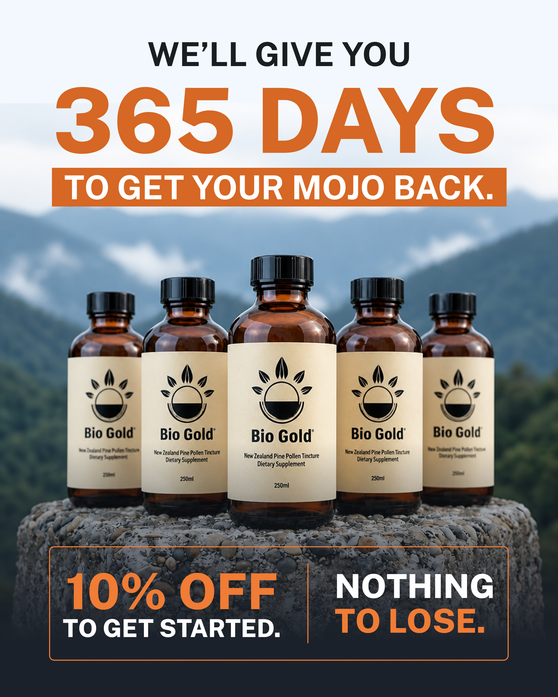 Bio Gold NZ Facebook ad: Natural Testosterone Support For Men Over 40