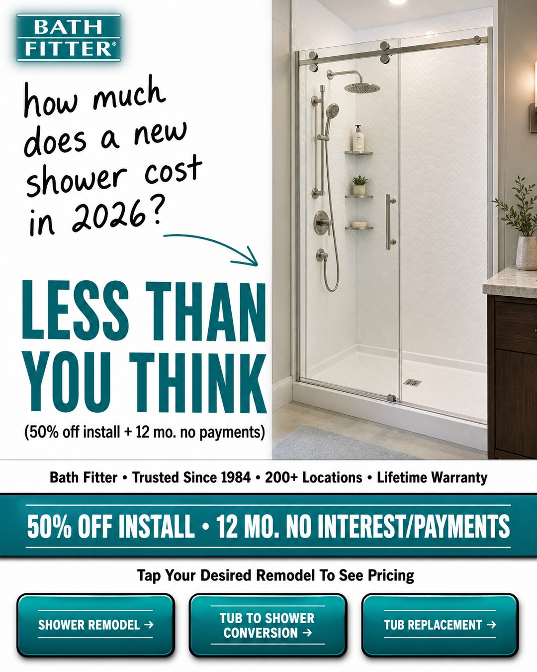 Bath Fitter Facebook ad
