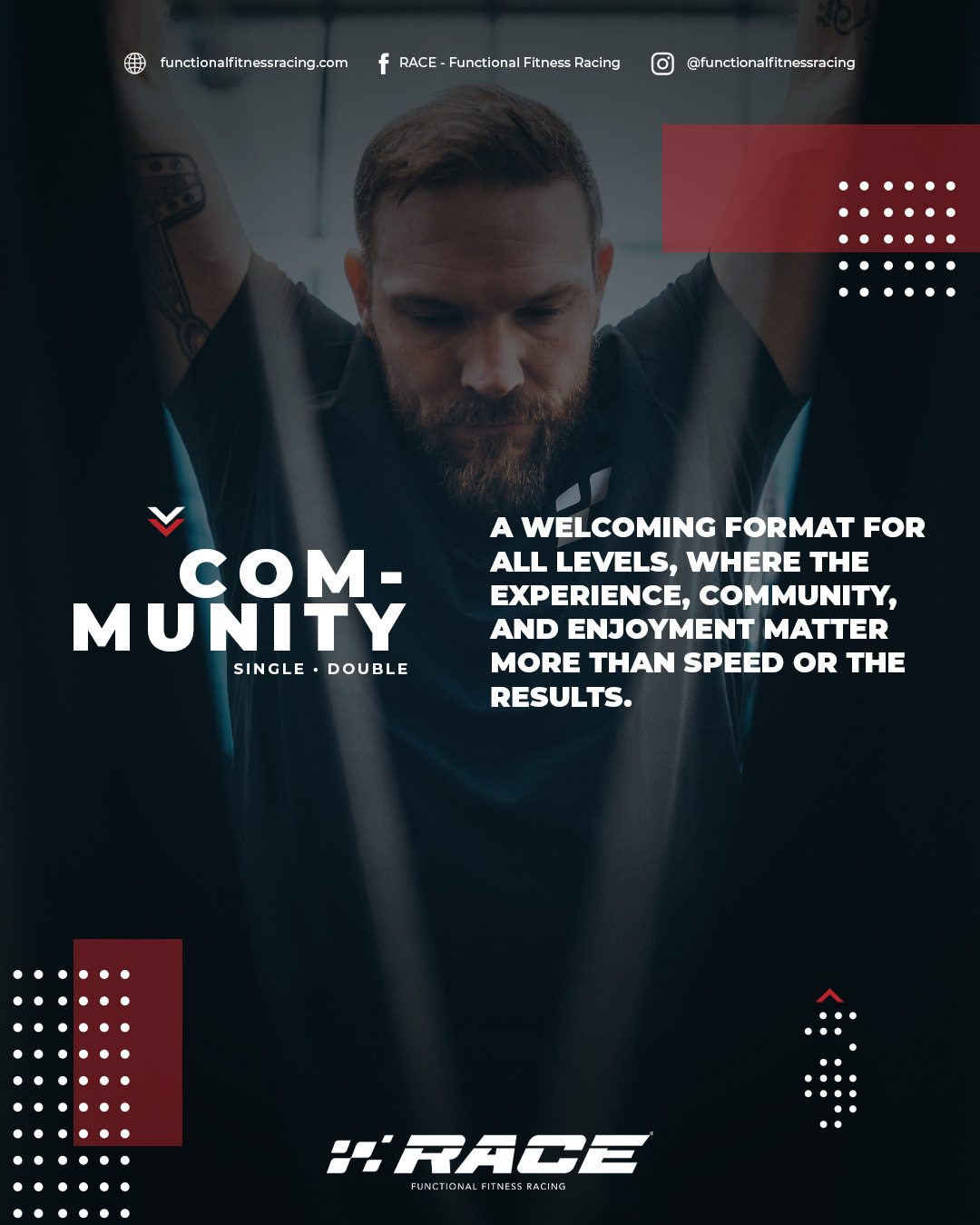 RACE - Functional Fitness Racing Facebook ad