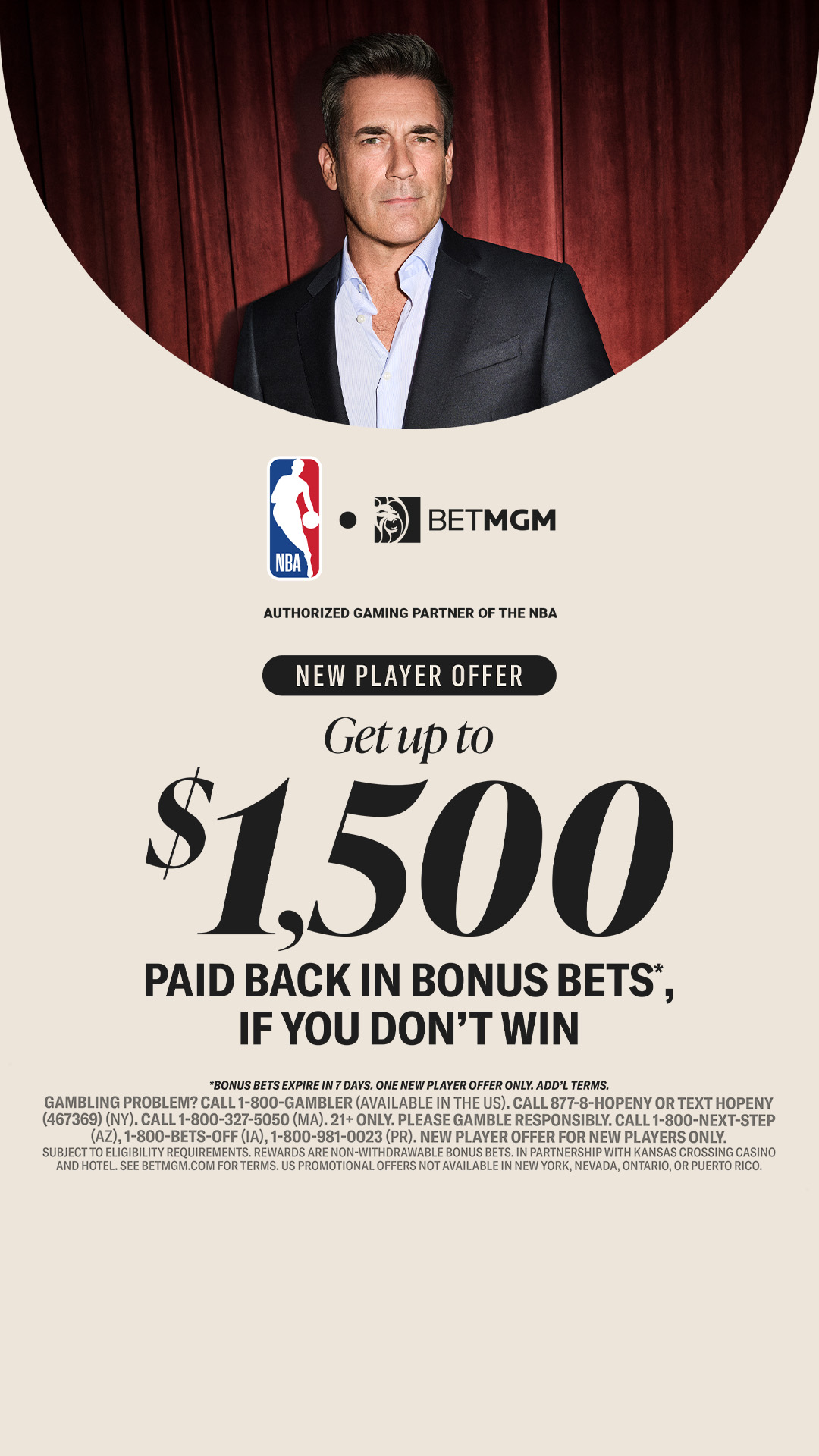 BetMGM Facebook ad