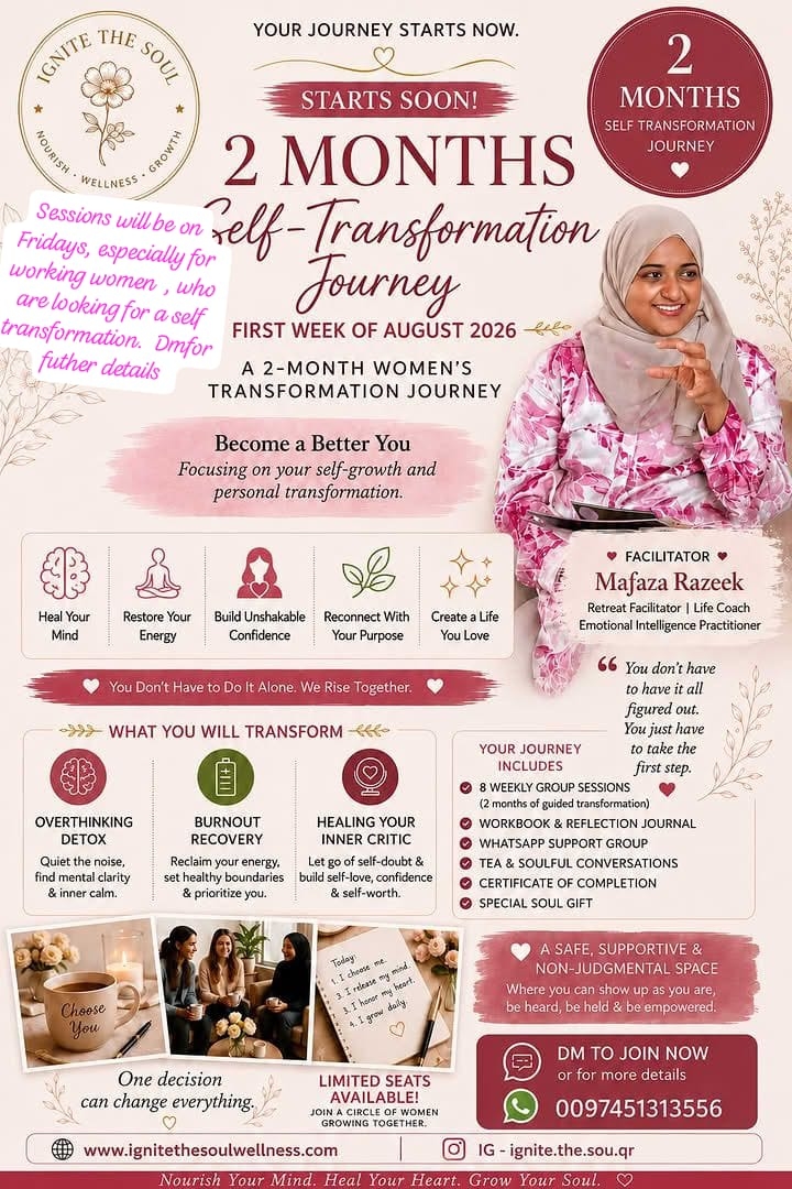 ignite the soul Facebook ad: self transformation journey program on Friday for working…