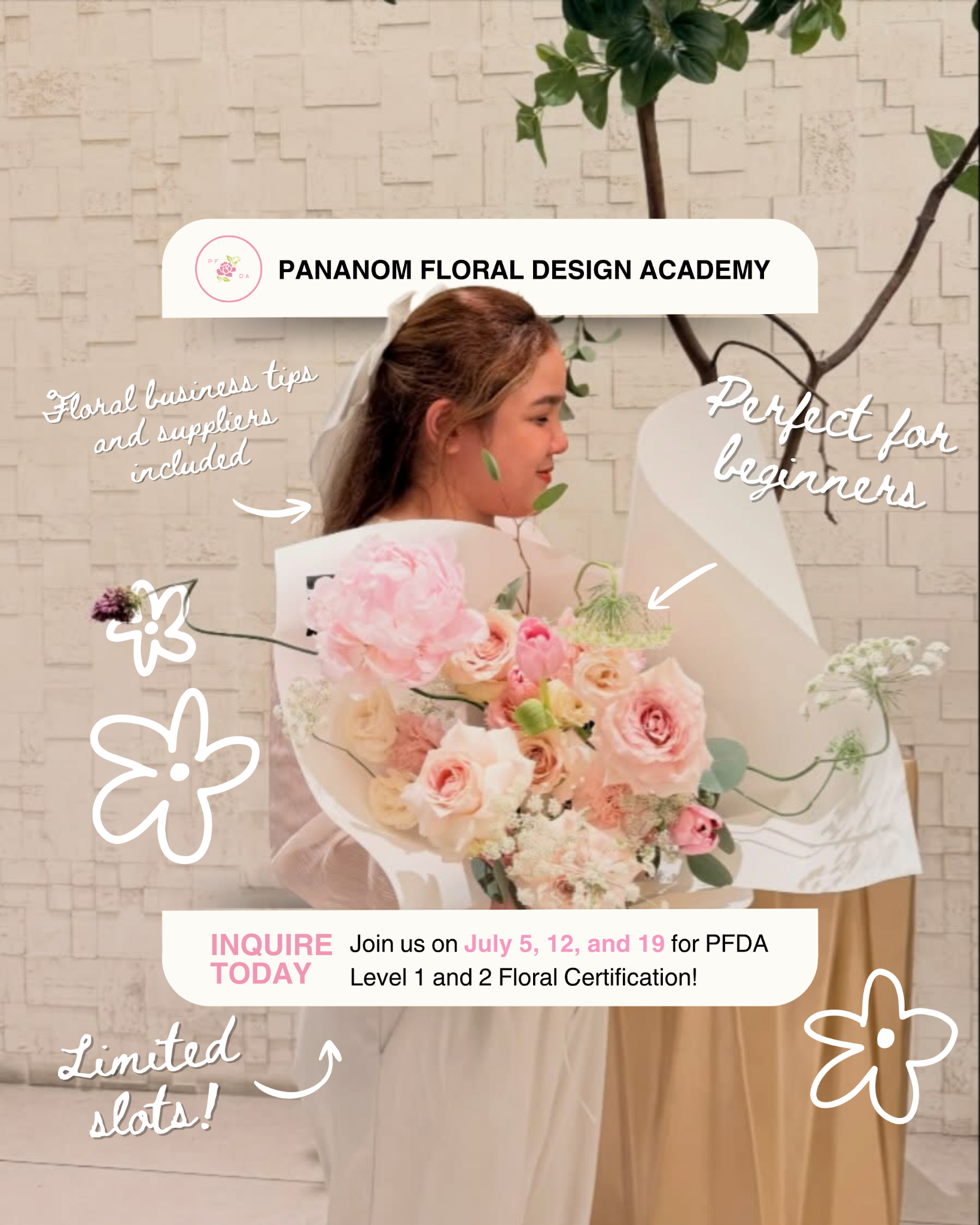 Pananom Co Floral Design Atelier PH Facebook ad