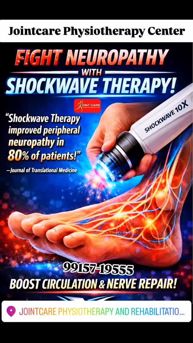 Jointcare Physiotherapy and Rehabilitation Center Facebook ad: Shockwave Therapy (SWT) for is a non-invasive treatment…