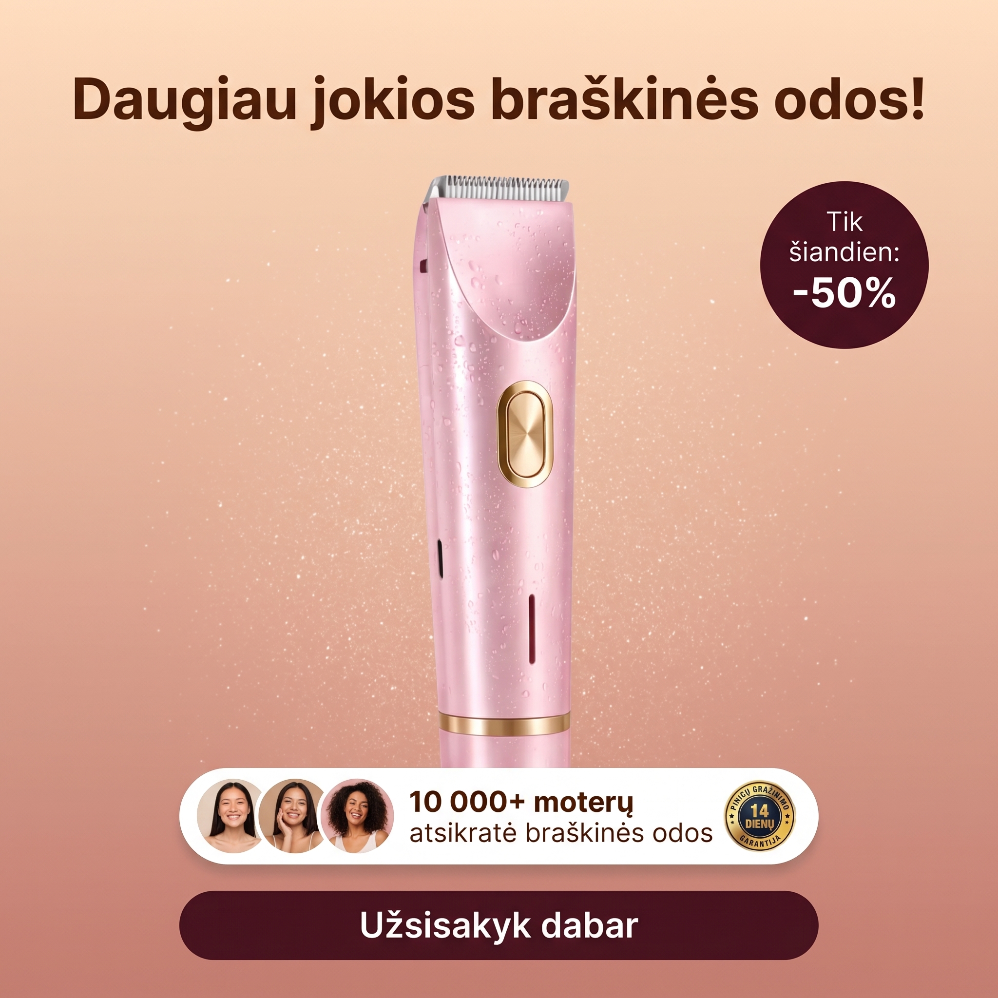 Blime.lt Facebook ad