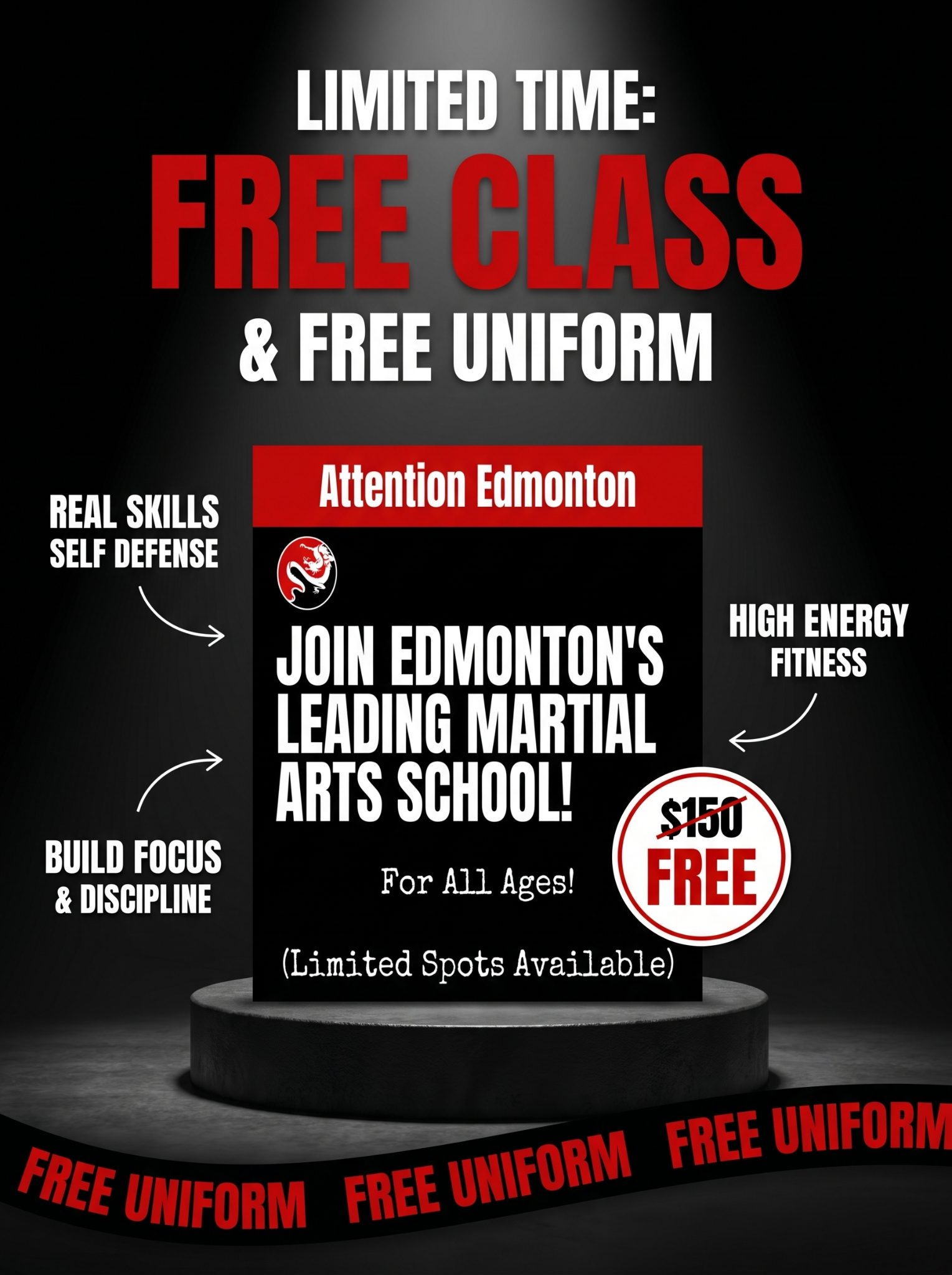 Impact Martial Arts Facebook ad