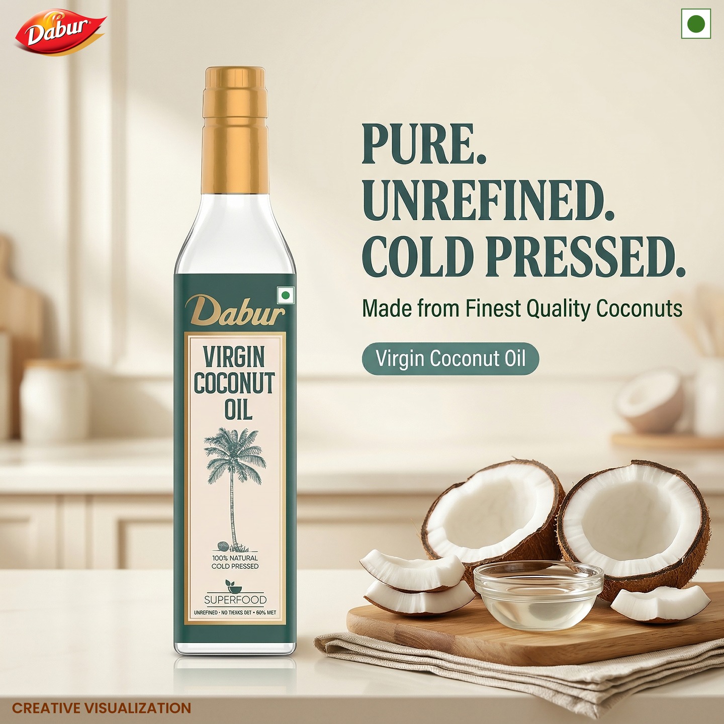 Dabur Hommade Facebook ad: Pure & Unrefined