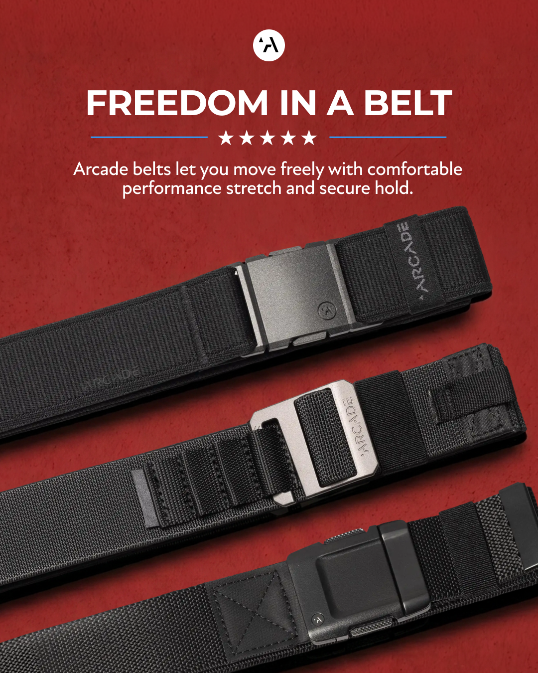 Arcade Belts Facebook ad