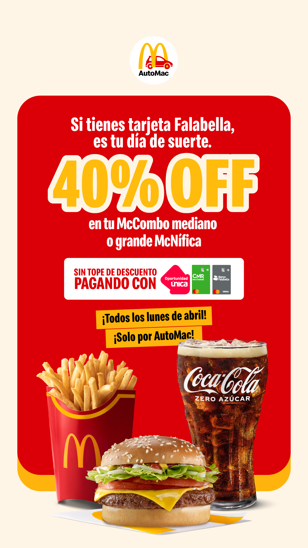 McDonald's Facebook ad