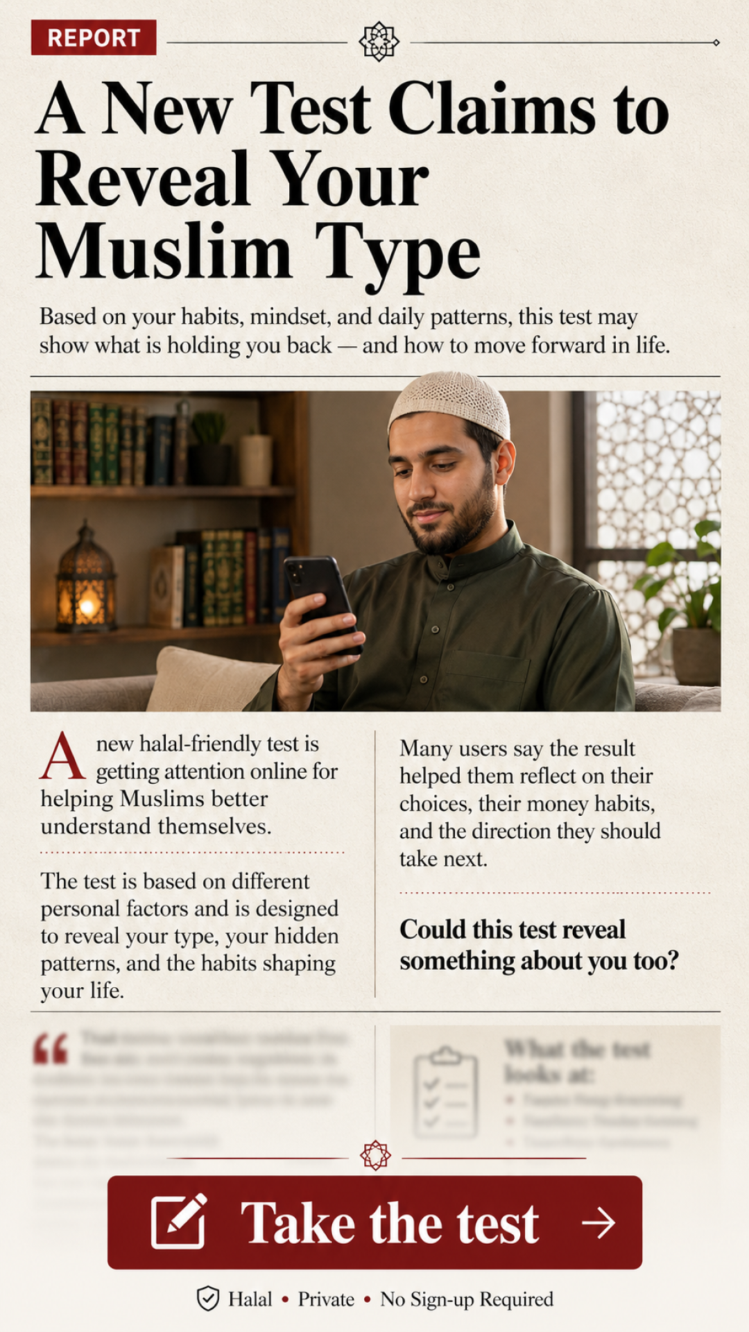 Imam Advice Daily Facebook ad