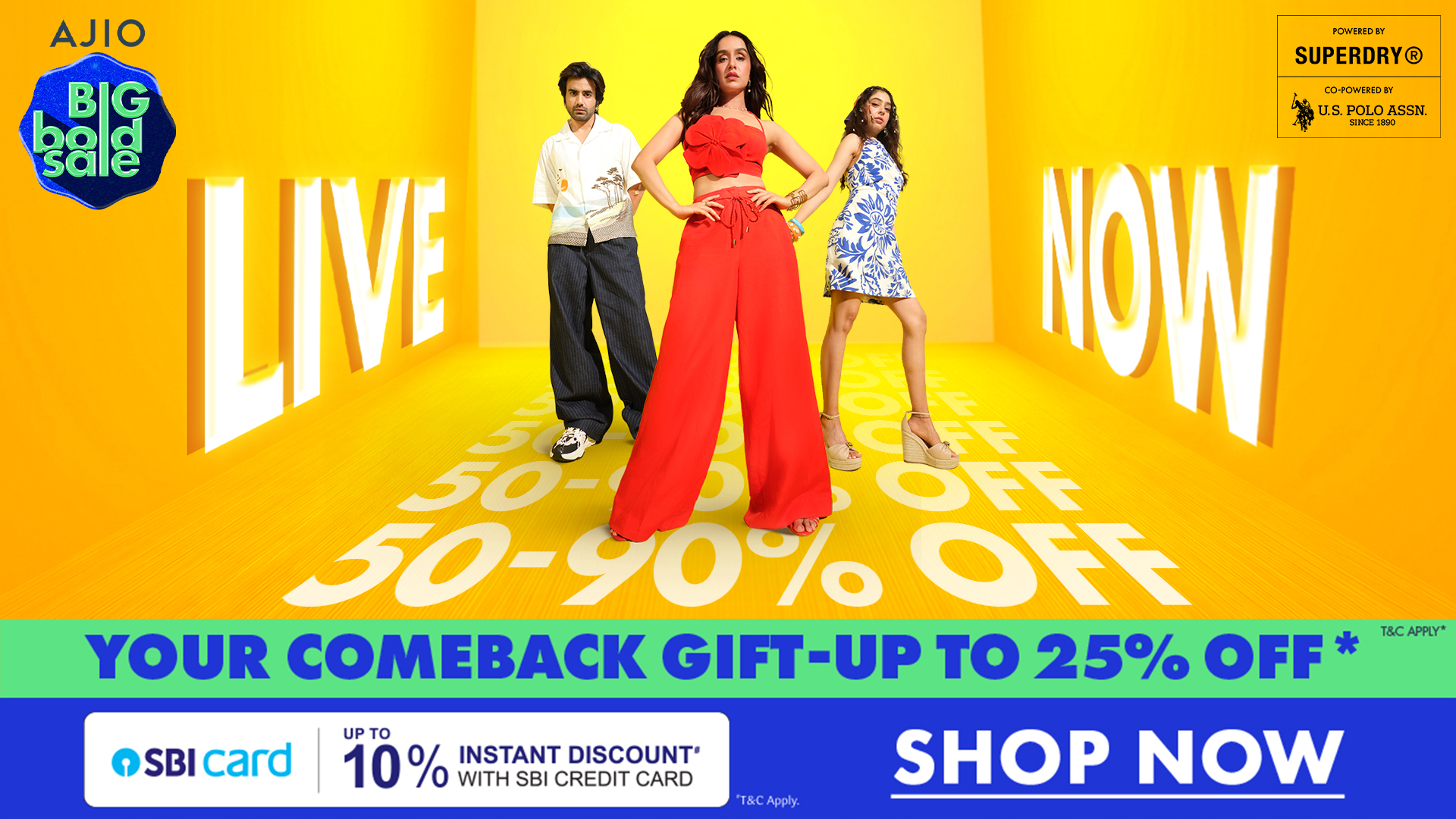 AJIOlife Facebook ad