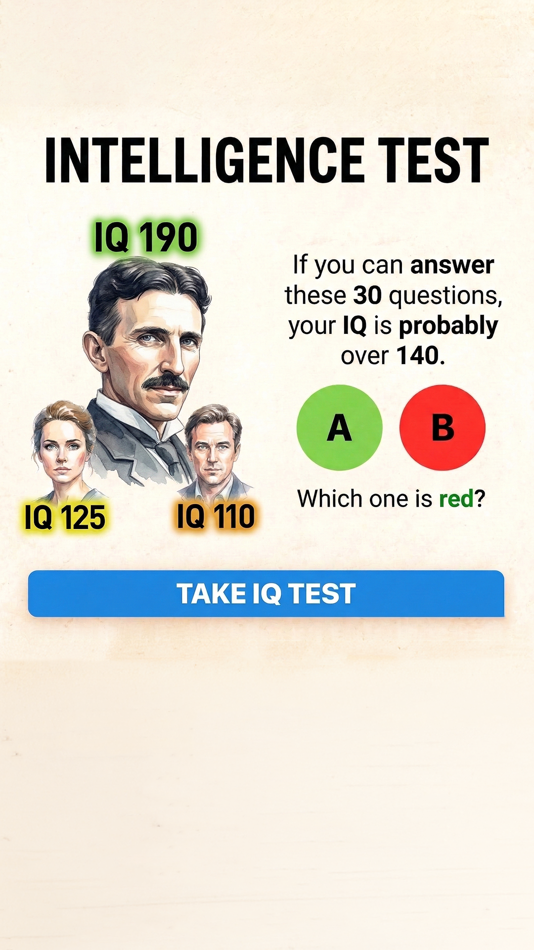 My IQ Facebook ad