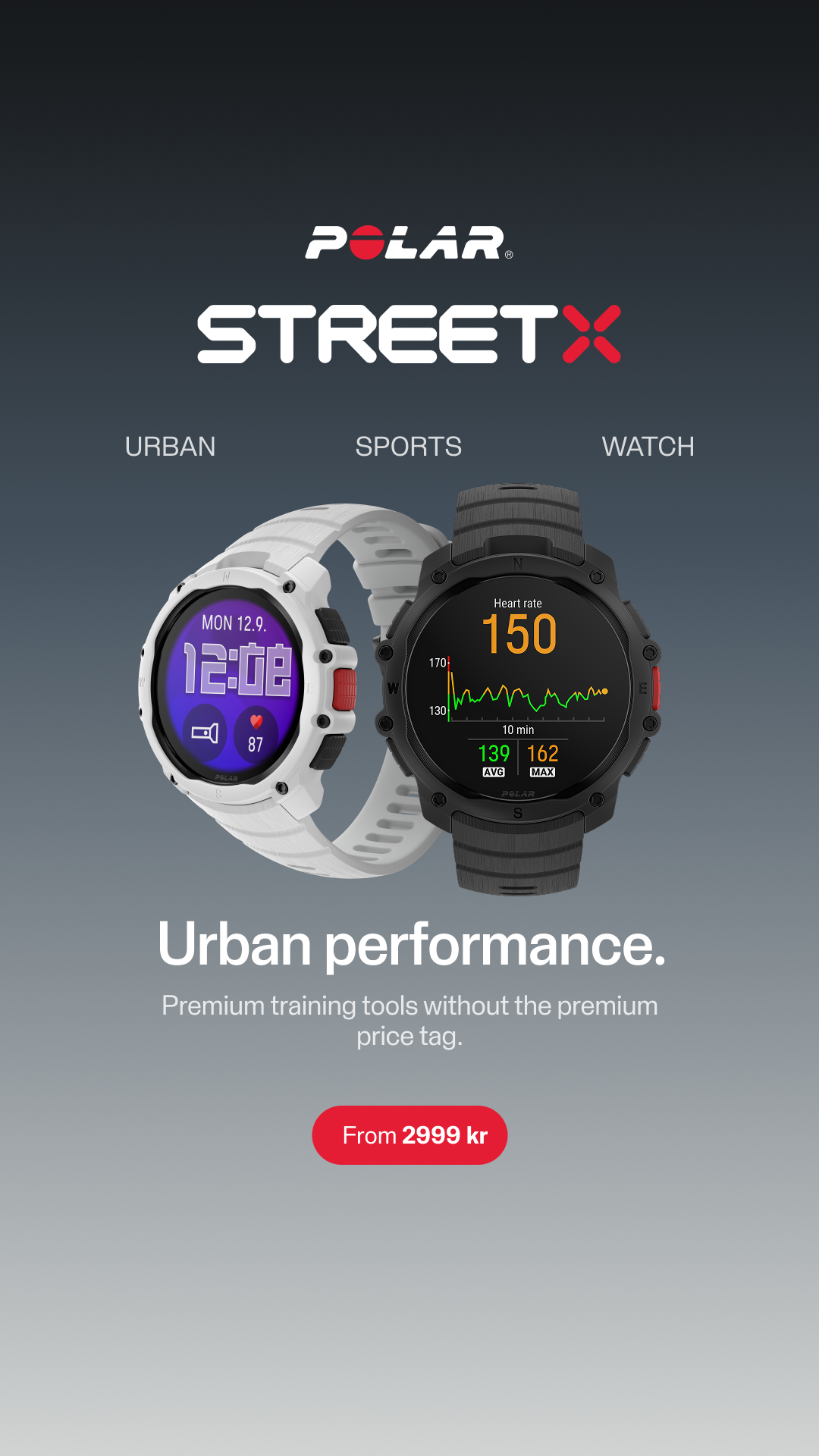 Polar Facebook ad