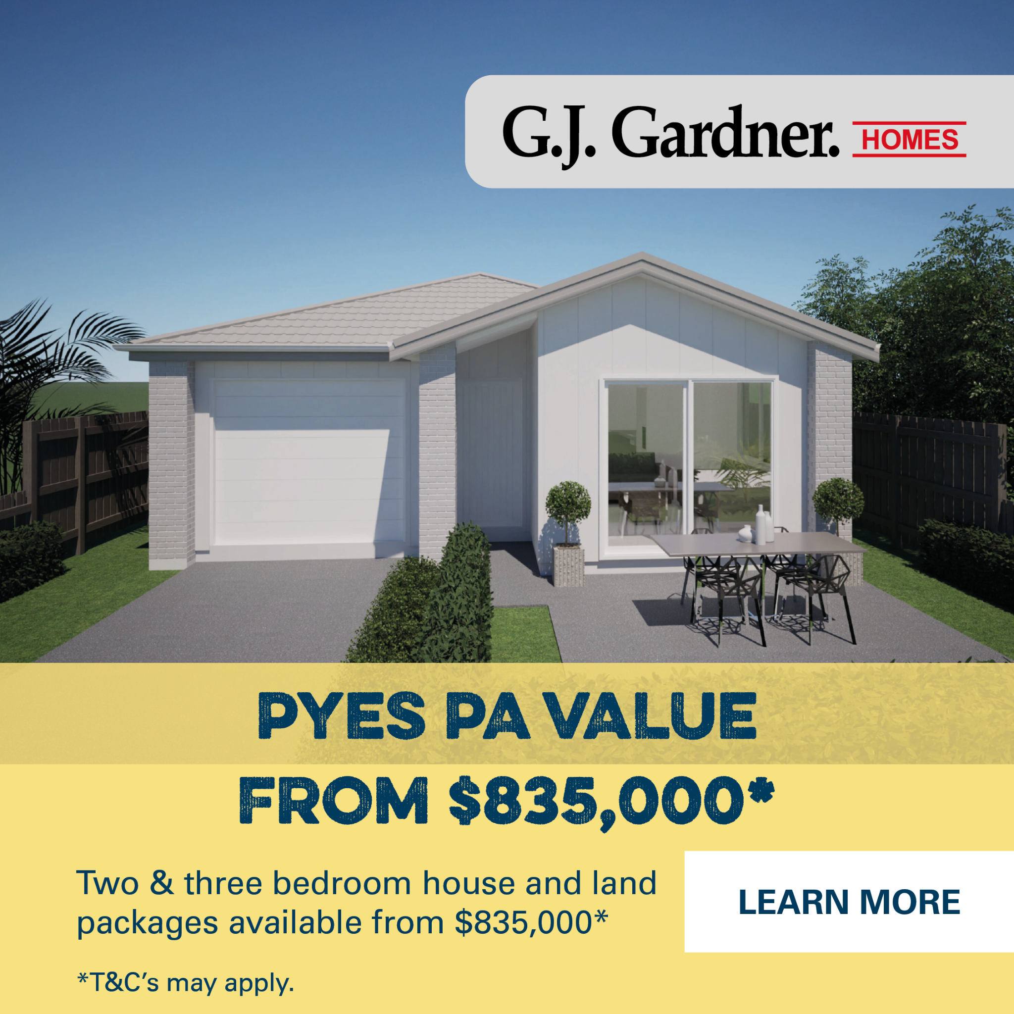 G.J. Gardner Homes NZ Facebook ad