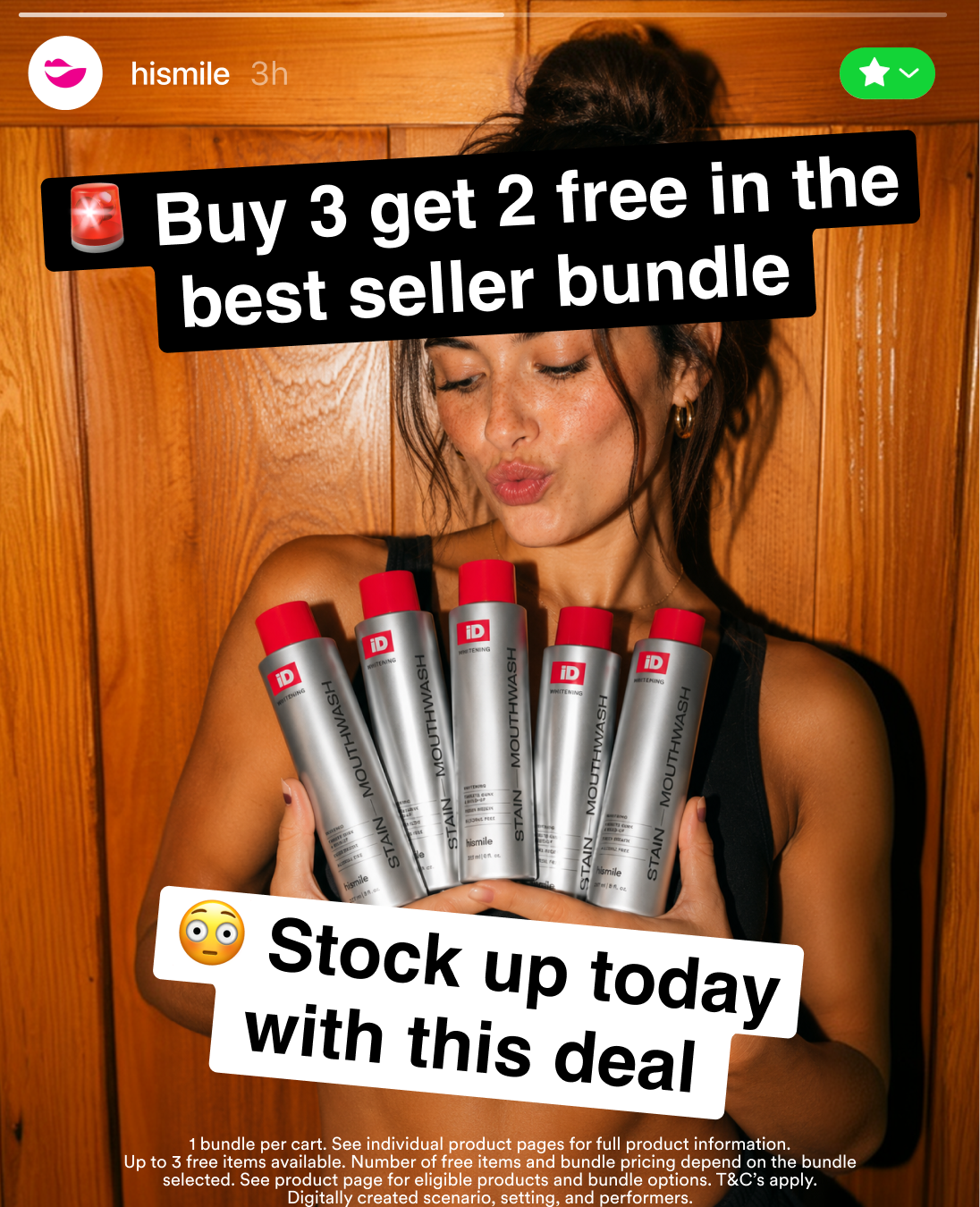 Hismile Facebook ad