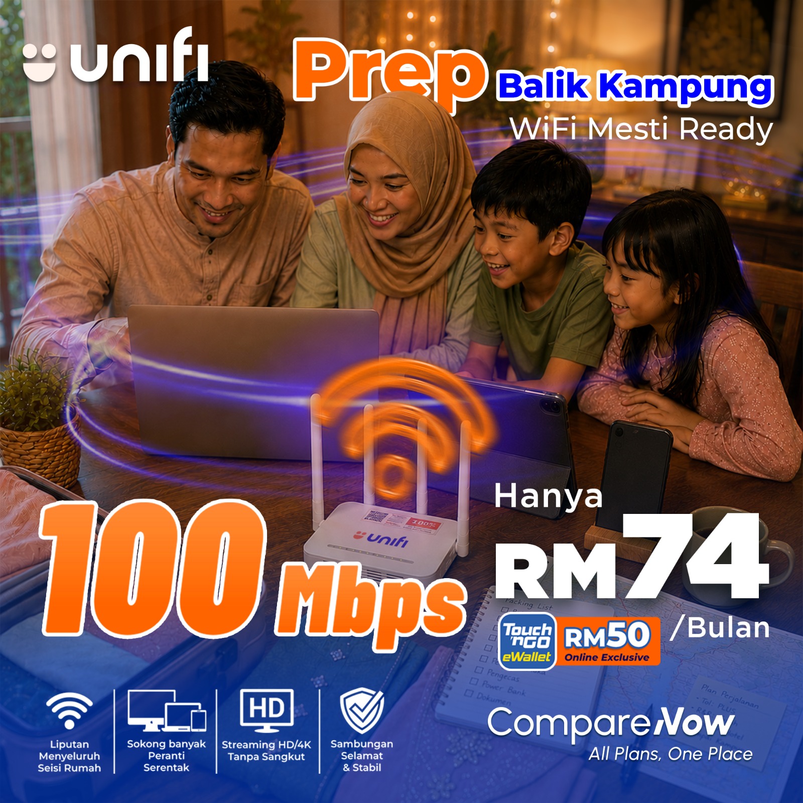 CompareNow Facebook ad