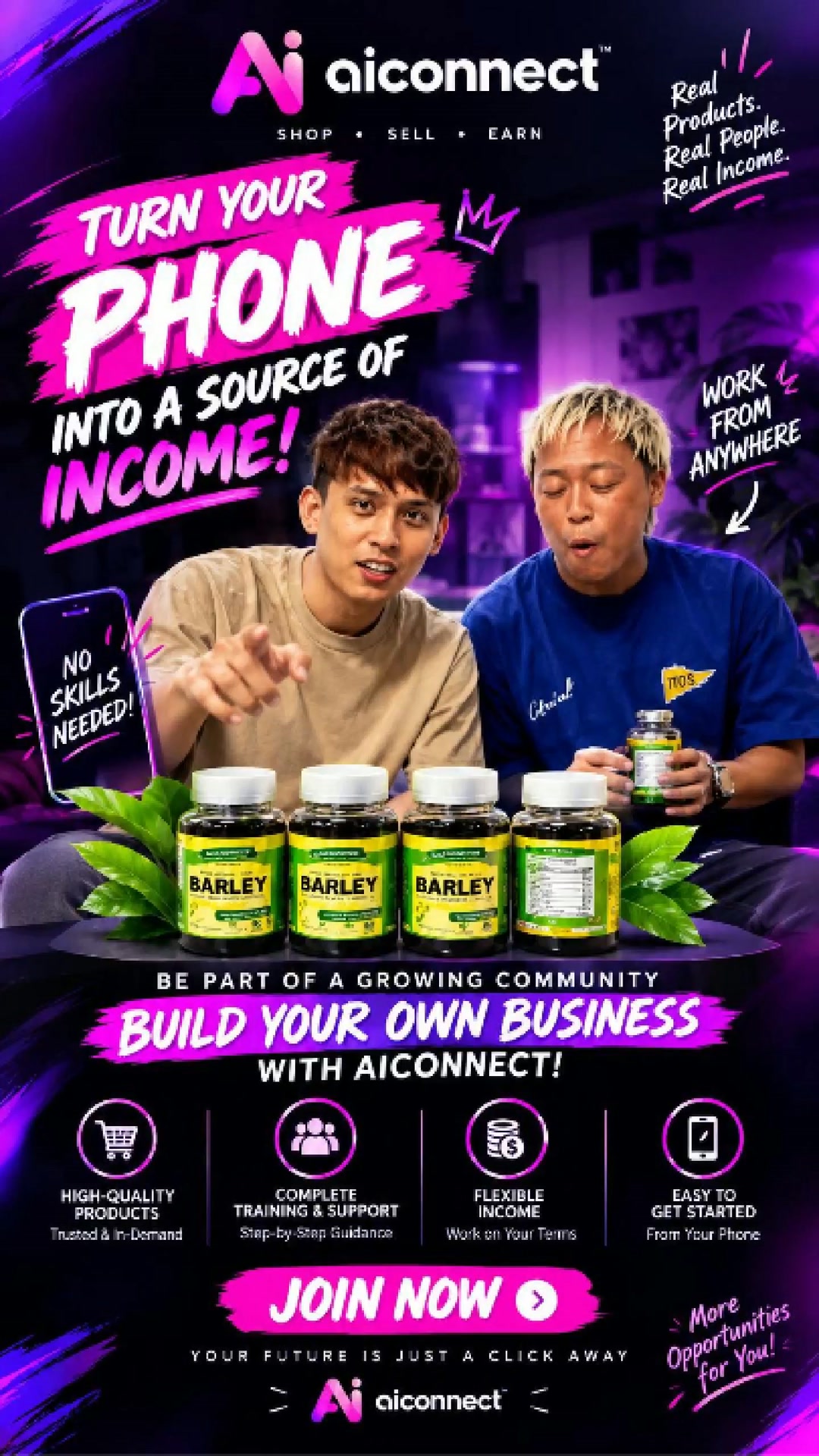 Digital AiConnect PH Facebook ad: Join the AiConnect Business
