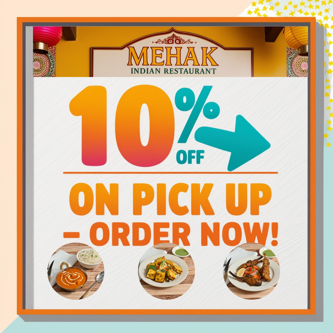 Mehak Indian Restaurant Facebook ad from Jan 27, 2025
