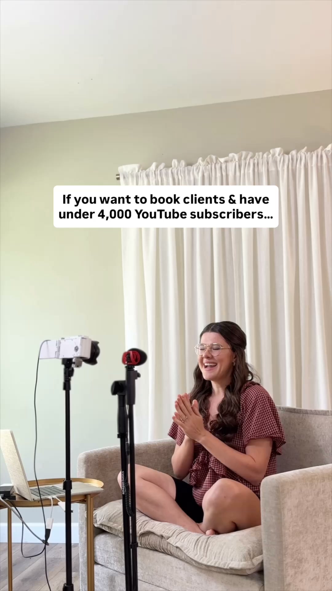 Stephanie Kase Facebook ad: Your entire month of YouTube, done in a single day