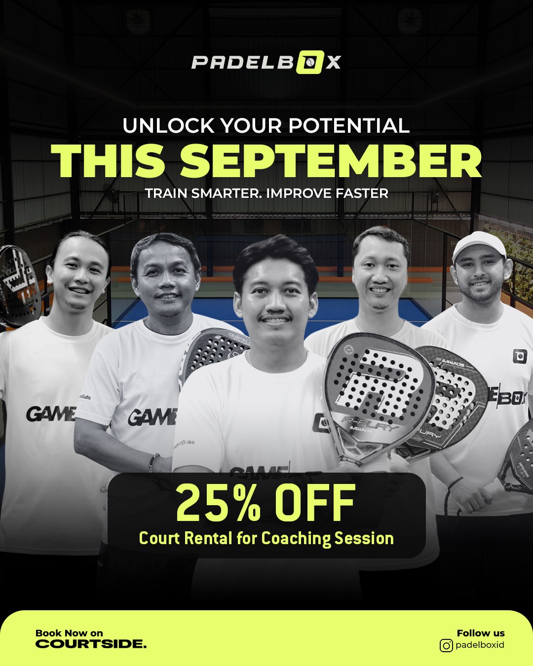 Padelbox Indonesia Facebook ad: Unlock Your Potential THIS SEPTEMBER!