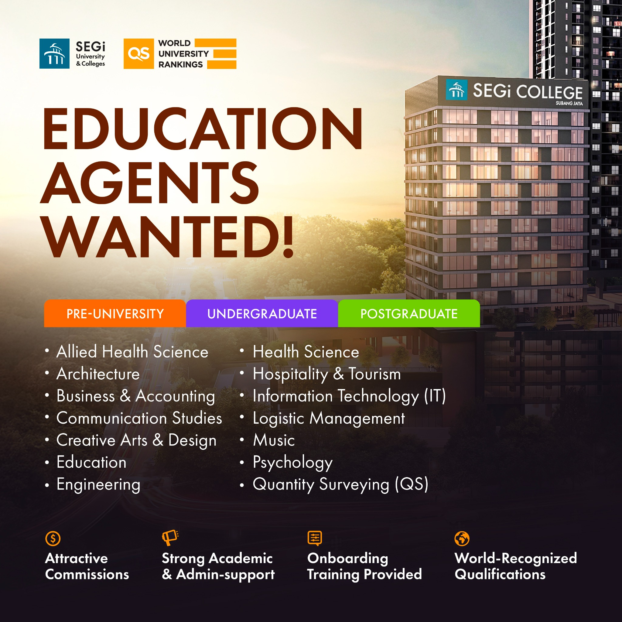 SEGi College Subang Jaya Facebook ad