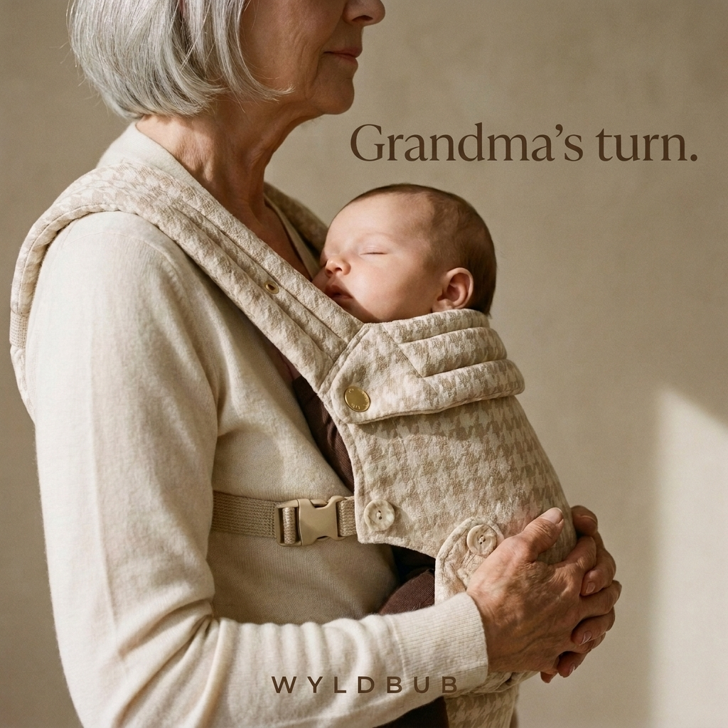 Wyld Bub Facebook ad: Grandma's turn.