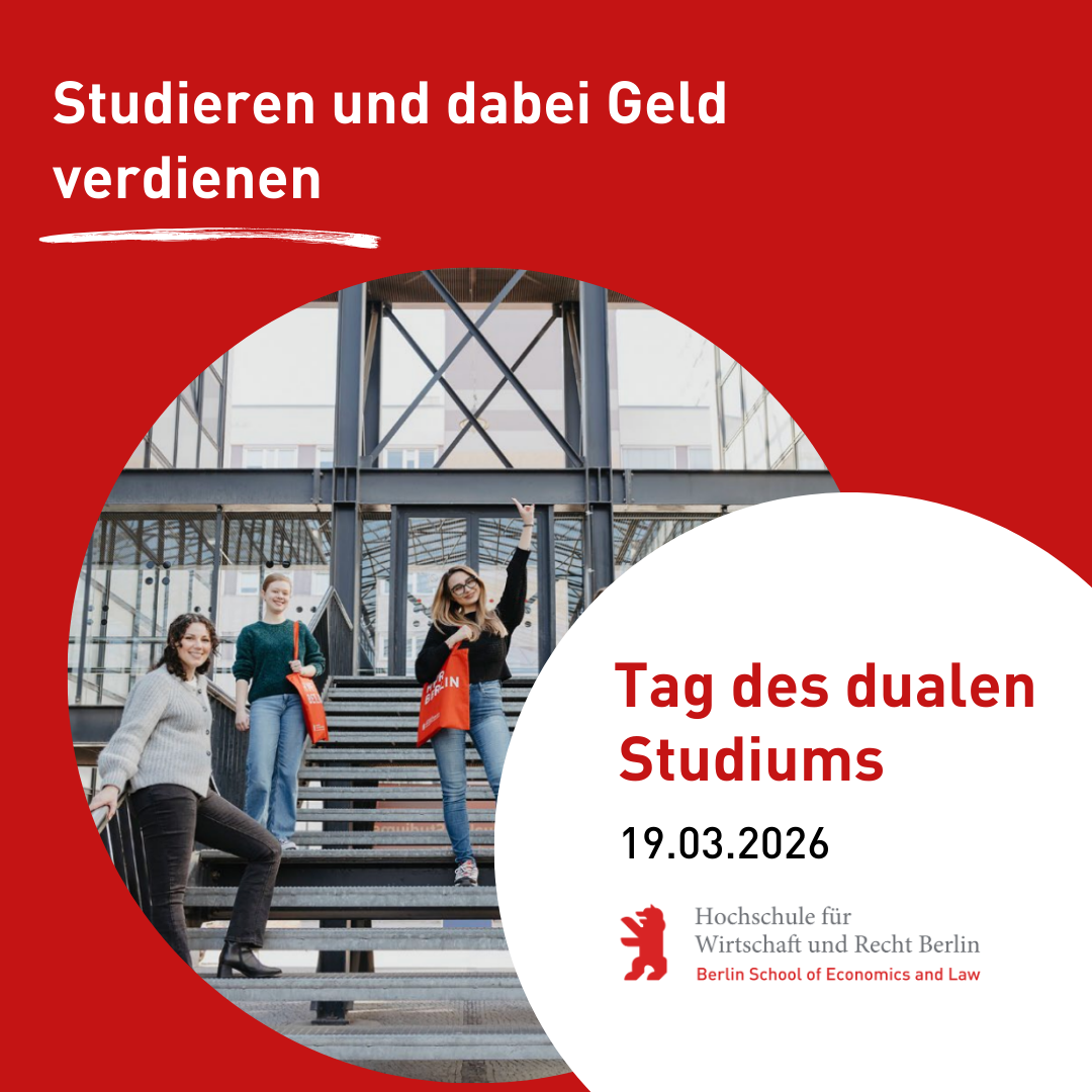 Hochschule für Wirtschaft und Recht Berlin - HWR Berlin Facebook ad: Studieren & Geld verdienen