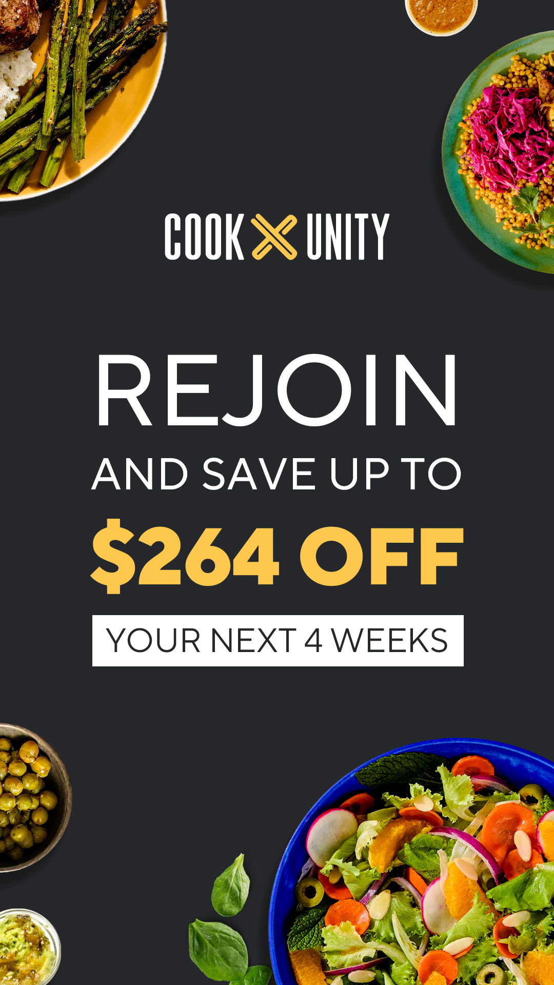 CookUnity Facebook ad