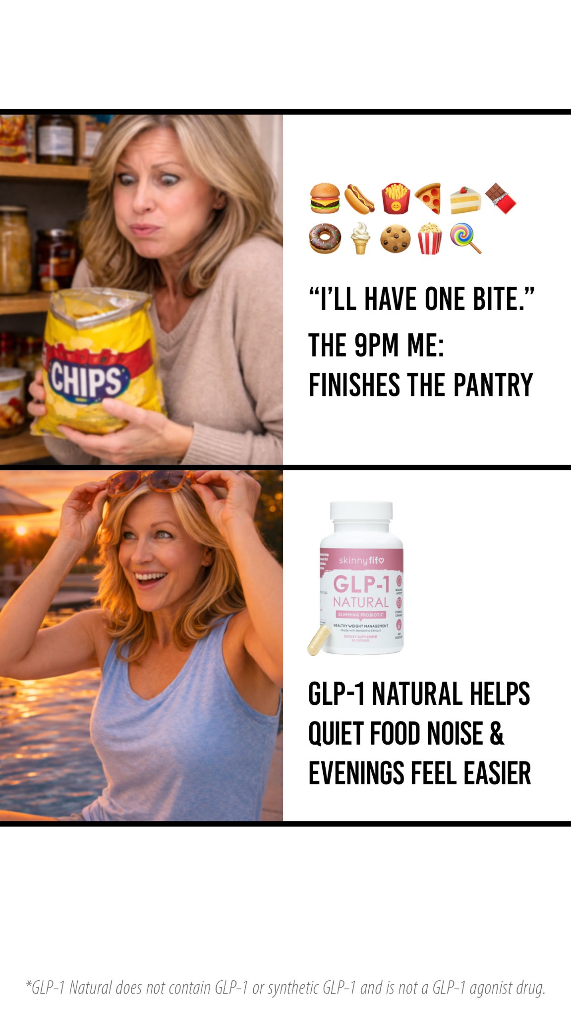 SkinnyFit Facebook ad