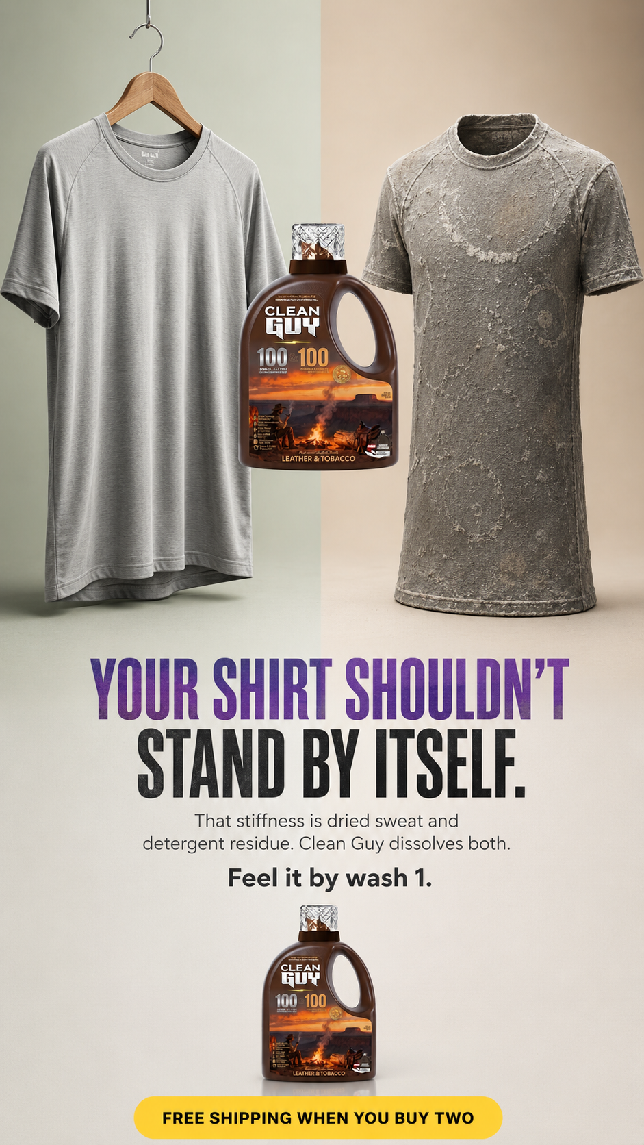 Clean Guy Facebook ad