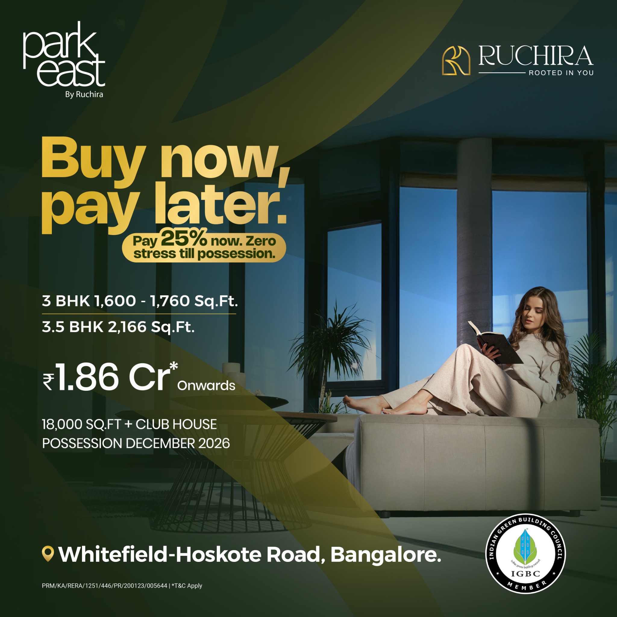 Ruchira Projects Facebook ad from Mar 12, 2026