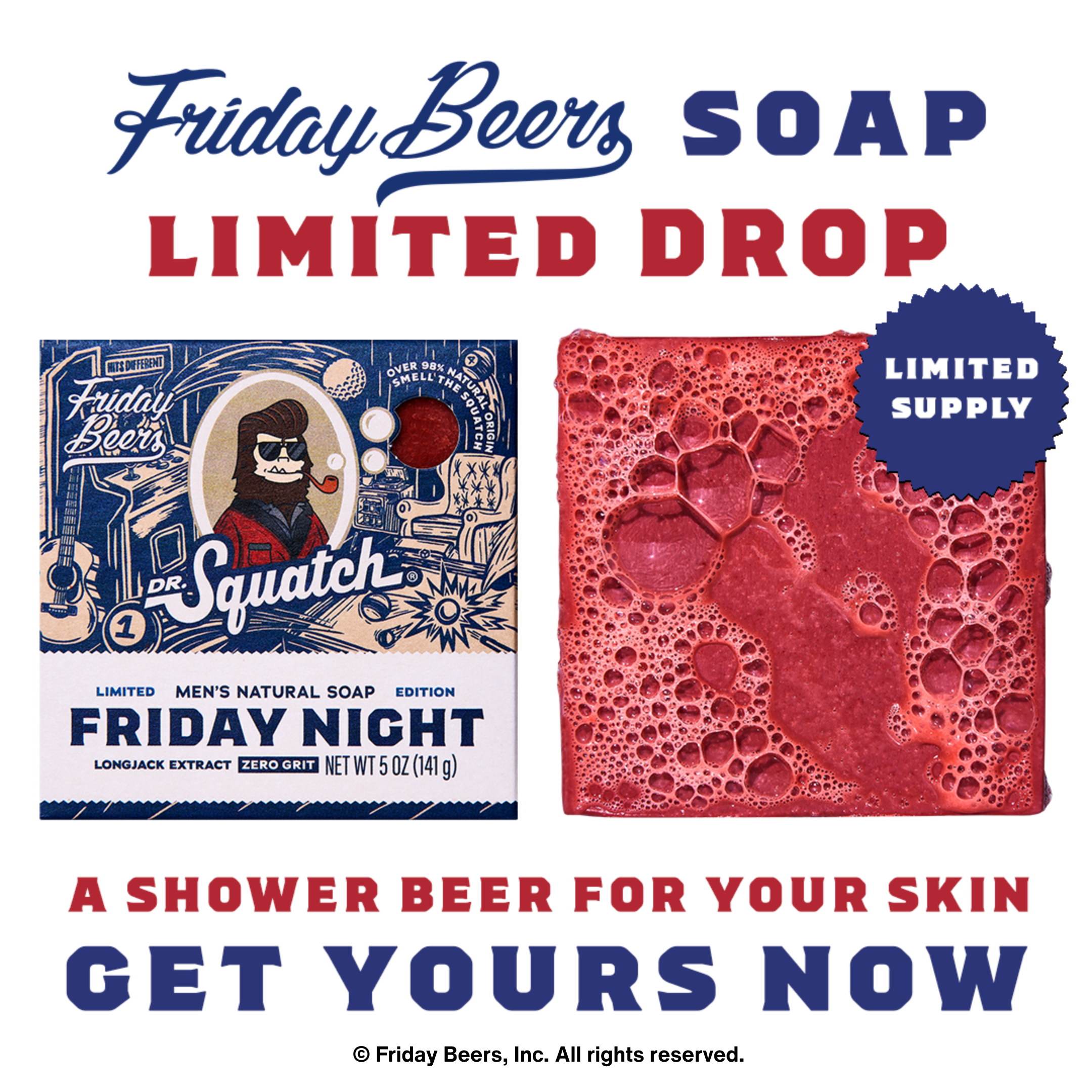 Dr. Squatch Facebook ad