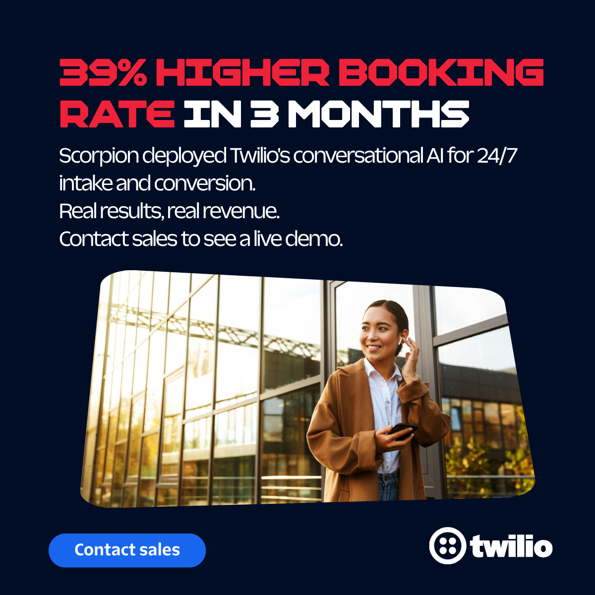 Twilio Facebook ad