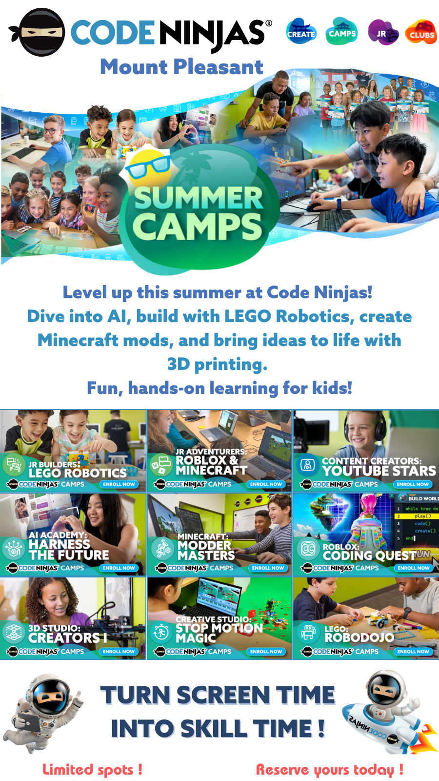 Code Ninjas Facebook ad from Feb 9, 2026