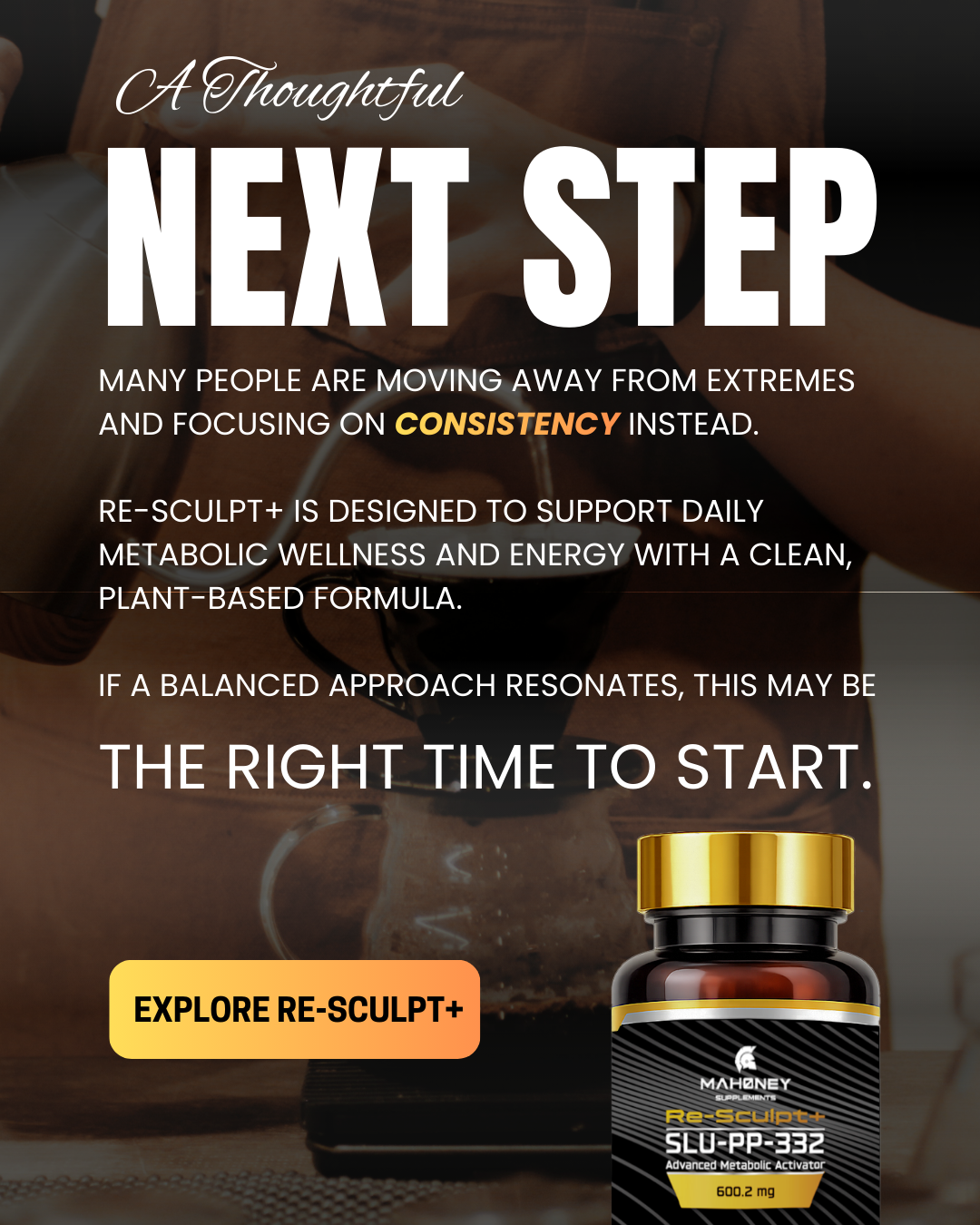 Mahoney Supplements Facebook ad