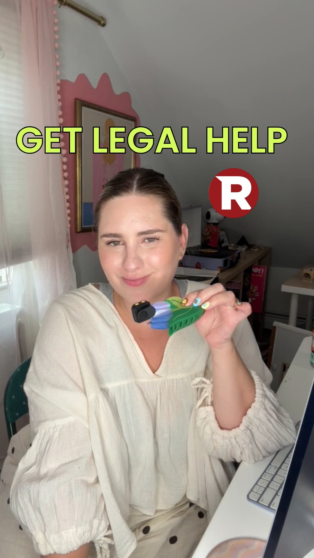 Girl Gang Craft Facebook ad: Business owners, @rocketlawyer can be there for you…