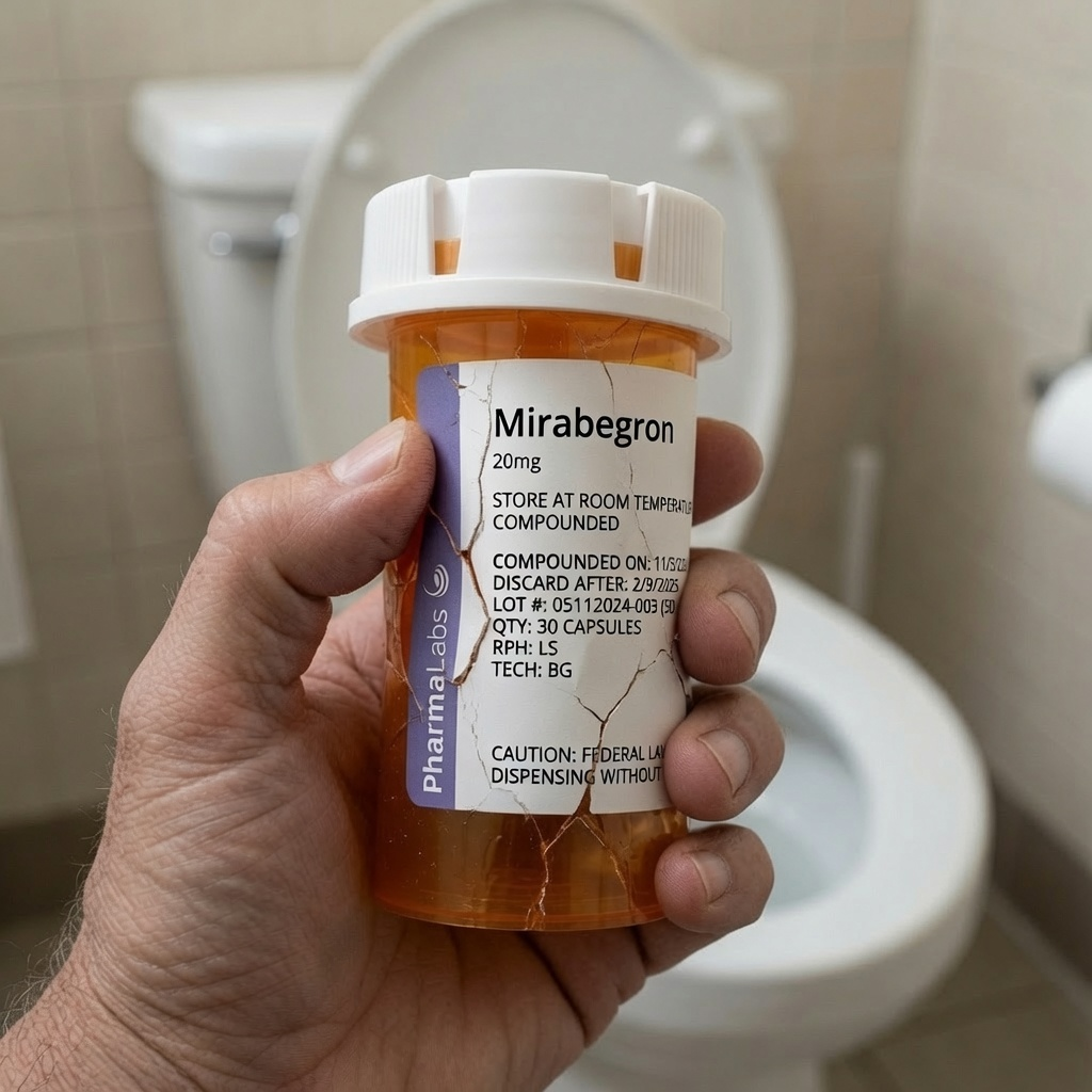Dr. Erik Lindqvist Facebook ad: Mirabegron doesn't calm your bladder. It blocks it.