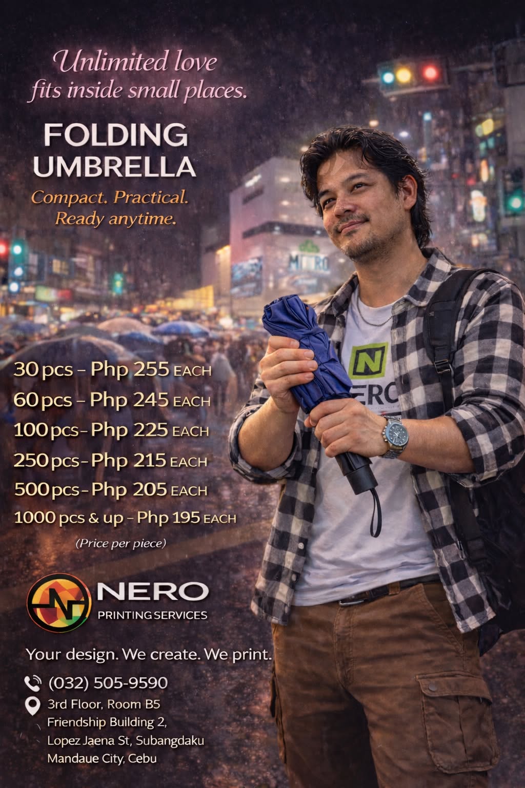 NERO Printing Services Facebook ad: Nero Printing Services.