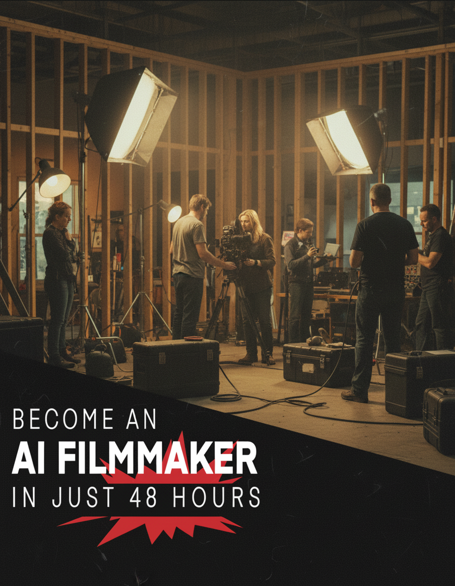 Steptwo.ai Facebook ad: Learn AI Filmmaking In Just 48 Hours