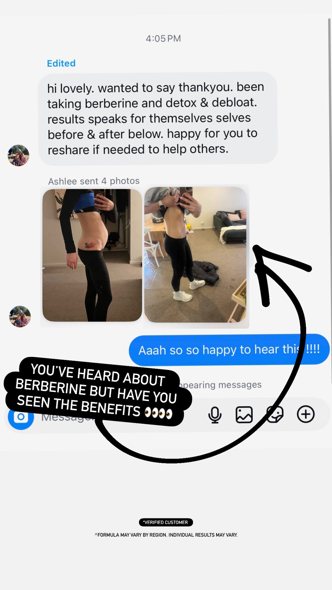 JSHealth Vitamins Berberine+ Facebook ad