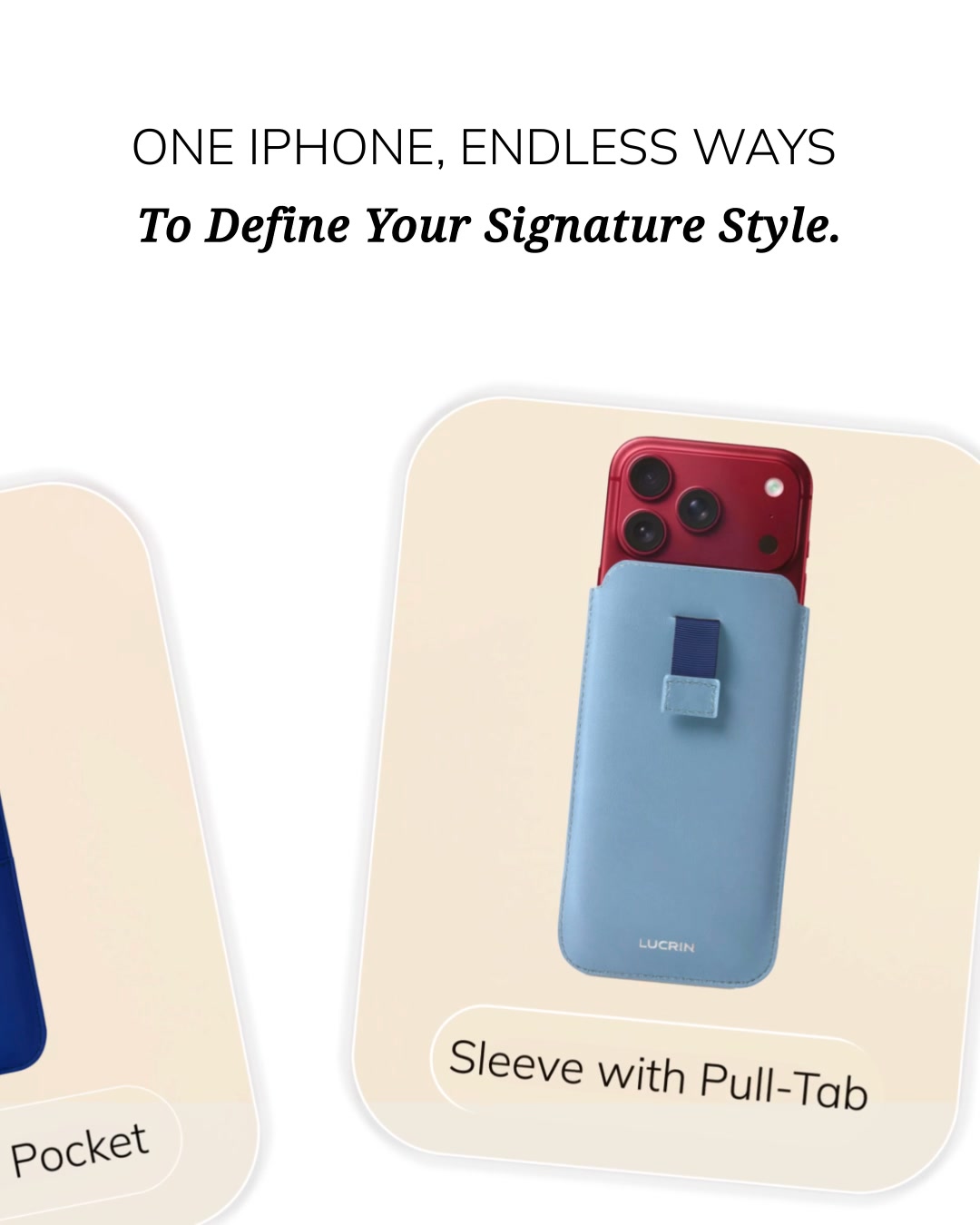 lucringeneva Facebook ad: iPhone 18 Pro Collection | Make It Yours