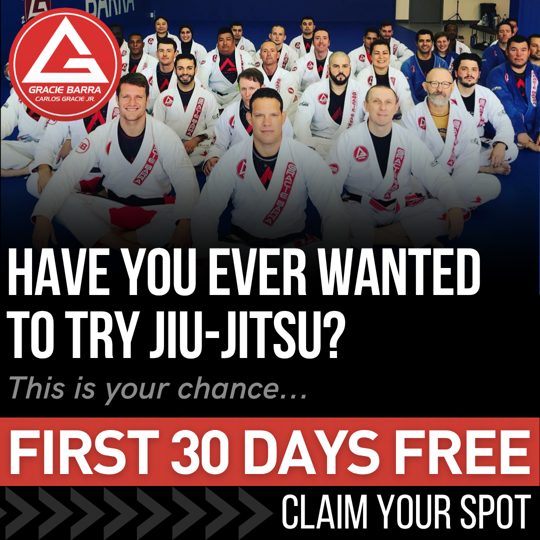 Gracie Barra Princeton Brazilian Jiu Jitsu & Self Defense Facebook ad: FIRST 30 DAYS FREE